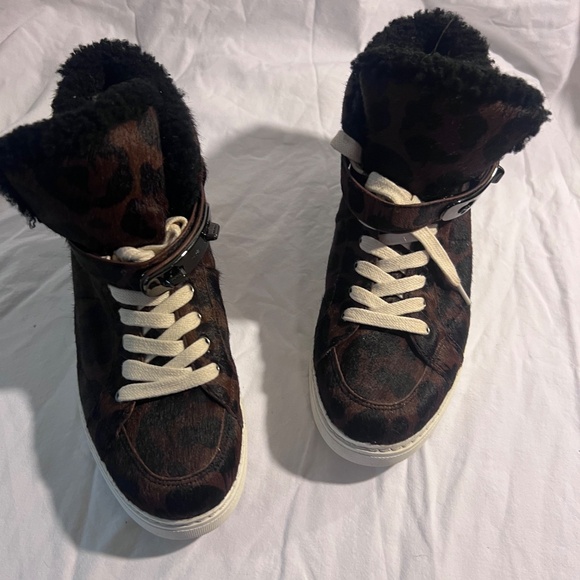 Coach Richmond SHRL HRCLF/SHRL Cheetah Sneakers - Picture 2 of 5